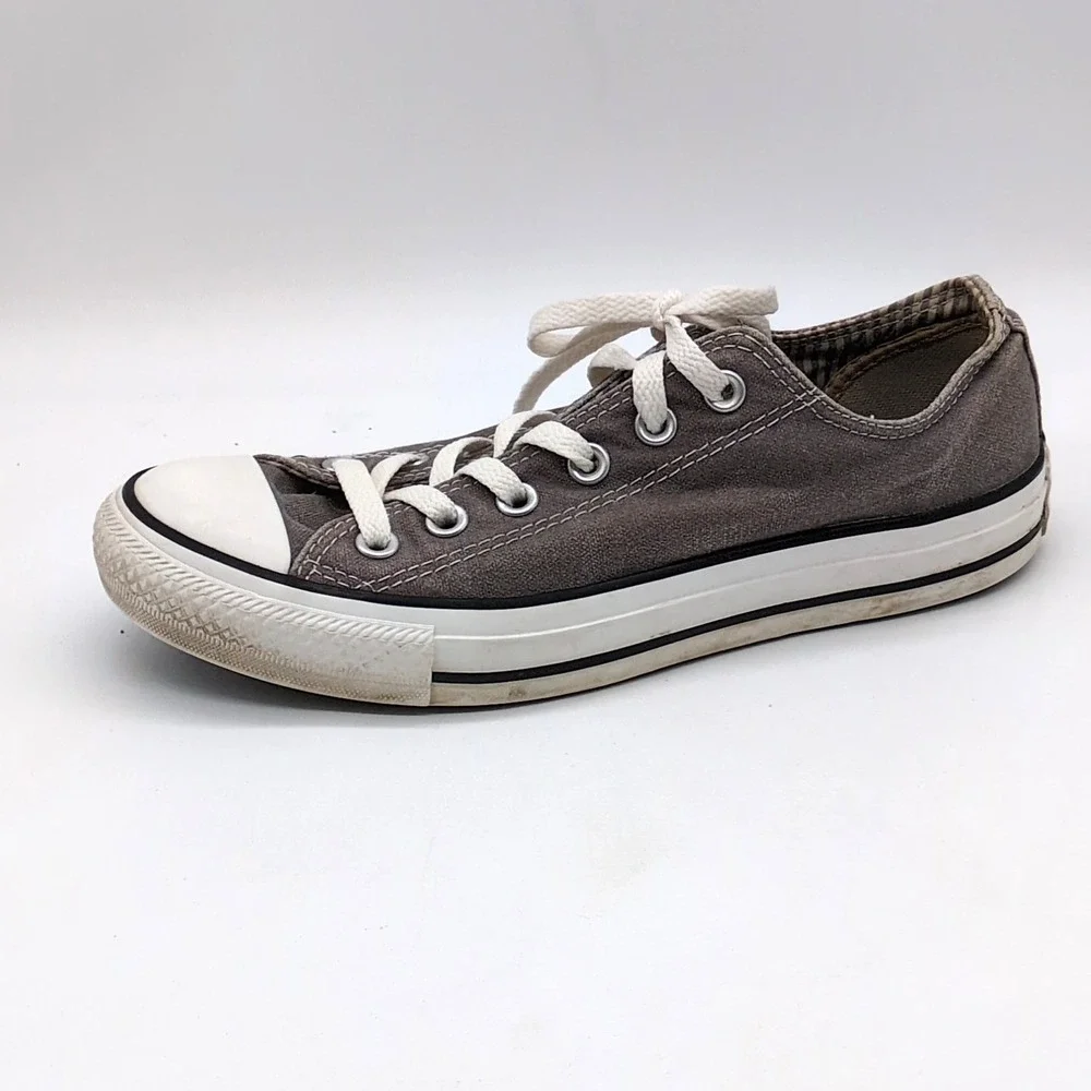 Converse Shoes Womens All Star Brown 8 Canvas Sneakers Cap Toe Walking Comfort